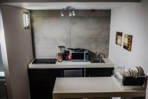 Dapur atau dapur kecil di HOTEL CAREYES