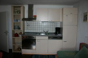 Kuchnia lub aneks kuchenny w obiekcie Apartment Waldhaus Opitz