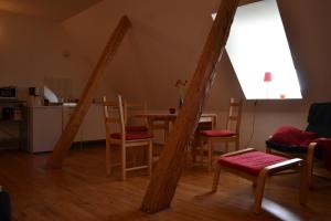 Kuchyň nebo kuchyňský kout v ubytování Apartments Golden Tüffel