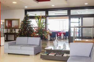 Χώρος καθιστικού στο Hotel Varuna