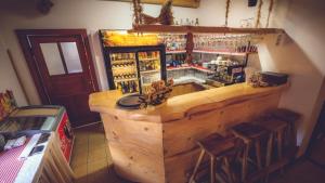 Lounge alebo bar v ubytovaní Penzion Pribisko
