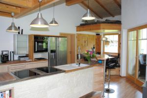 Kuchyň nebo kuchyňský kout v ubytování Zillertal Residenz