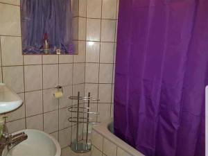 Bilik mandi di Monteurhaus Villa Rotter