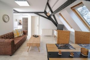 Posezení v ubytování Designpension Traumschloss Hotel Garni