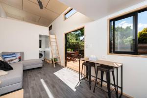 Krevet ili kreveti u jedinici u okviru objekta Cozy Tiny House Hideaway