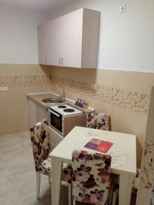 Kuchyň nebo kuchyňský kout v ubytování Apartmani M&V