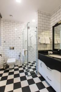 Koupelna v ubytování Hotel Khokhobi Old Tbilisi