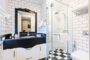 Koupelna v ubytování Hotel Khokhobi Old Tbilisi