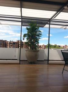 Balkón nebo terasa v ubytování A Bogota On Holidays by Open - HOTEL CAS-EMBAJADA AMERICANA