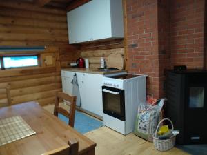 Kuchyň nebo kuchyňský kout v ubytování Safari House