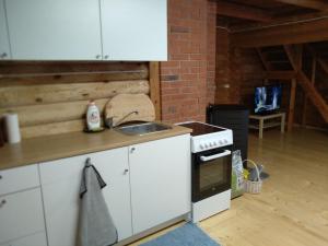 Kuchyň nebo kuchyňský kout v ubytování Safari House