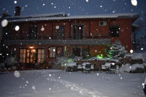 Hotel Meteora v zimě
