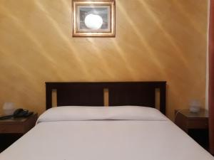 Postel nebo postele na pokoji v ubytování Hotel Arcella