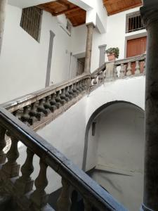 En balkon eller terrasse på casa in palazzo Graffeo Veronica