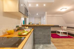 Kuchyňa alebo kuchynka v ubytovaní Apartament Podwika