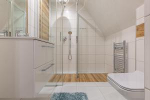 Kúpeľňa v ubytovaní Apartament Podwika + 37 fotografií