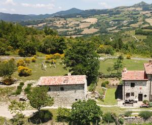 Pohľad z vtáčej perspektívy na ubytovanie I Poggi di Belvedere
