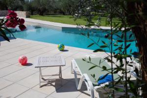 Bazén v ubytování Mythies - Holiday Houses in Mani nebo v jeho okolí