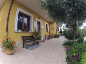 Zahrada ubytování B&B Mariposa
