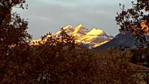 A general mountain view or a mountain view taken from the country house