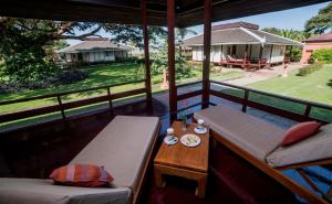 Ruang duduk di Bagan Thiripyitsaya Sanctuary Resort
