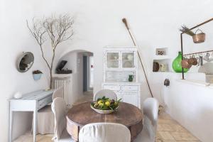 Kuchyň nebo kuchyňský kout v ubytování Trullo Amarcord