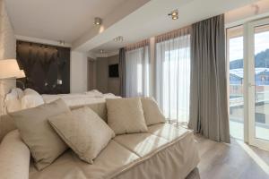 Χώρος καθιστικού στο Hotel Rosengarten