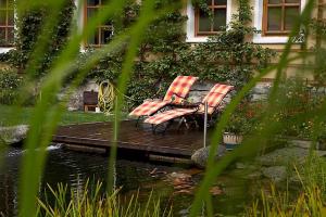 Vonkajšia záhrada v ubytovaní Gabis Lodge