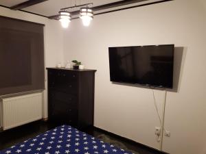 Televízia a/alebo spoločenská miestnosť v ubytovaní Sweet Apartment