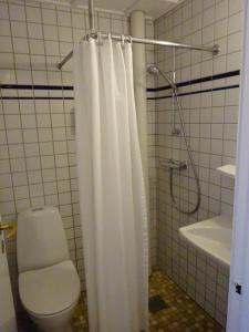 Koupelna v ubytování City Hotel Nebo