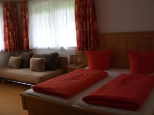 Cama o camas de una habitación en Landhaus Auen