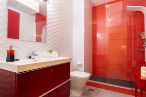 A bathroom at Del Parque Flats - Peña