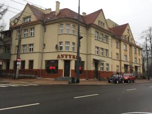 a large building on the corner of a street at Sopot, BIG APARTMENT FOR 6!!! Air condition, jacuzzi in Sopot
