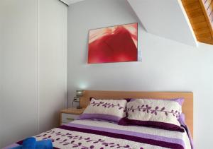 Postel nebo postele na pokoji v ubytování Apartamento Jaca