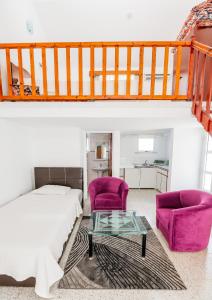 Posezení v ubytování Citrus Tree Gardens