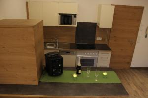 Küche/Küchenzeile in der Unterkunft Haus Amade