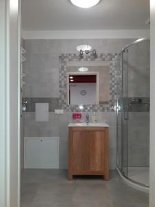 Kúpeľňa v ubytovaní Apartament Fenowe Wzgórze