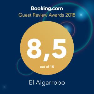 Majutusasutuses El Algarrobo olev sertifikaat, autasu, silt või muu dokument