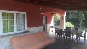 A seating area at Casa Pepe