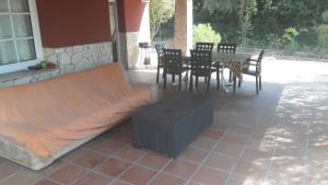 A seating area at Casa Pepe
