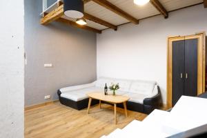 Postel nebo postele na pokoji v ubytování Apartamenty Vilda