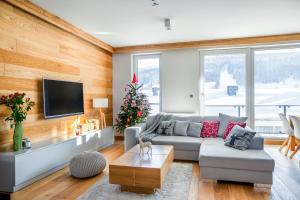 Posedenie v ubytovaní Apartament Skrzyczne