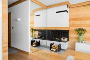 Kuchyňa alebo kuchynka v ubytovaní Apartament Skrzyczne