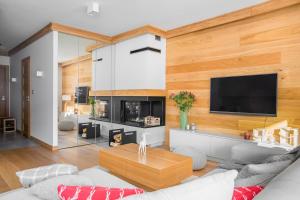 Kuchyňa alebo kuchynka v ubytovaní Apartament Skrzyczne