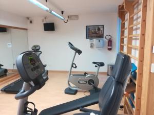 Phòng/tiện nghi tập thể dục tại Sestriere @ Residence Palace 1