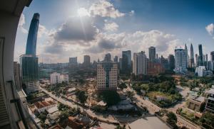 Nespecifikovaný výhled na destinaci Kuala Lumpur nebo výhled na město při pohledu z ubytování v soukromí