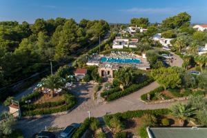 an aerial view of a resort with a pool at Villaggio Passo Dell'Arciprete in Vieste