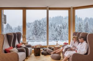 Hotel Oberstdorf during the winter