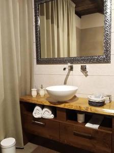 Kúpeľňa v ubytovaní Hotel Arimannia