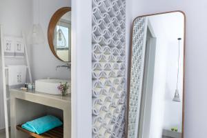 Koupelna v ubytování Myst Boutique Hotel